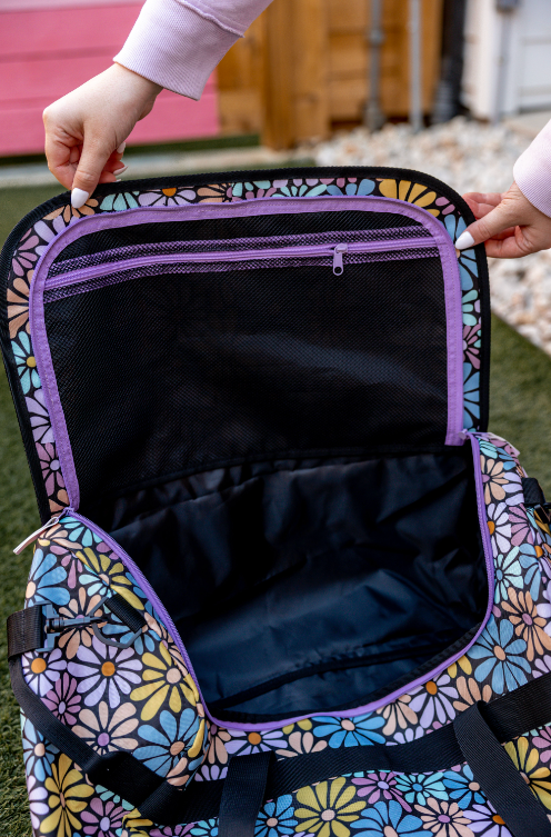 Duffle Bag – Black Daisy