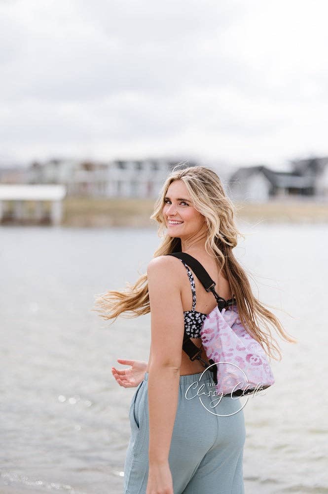 5L Waterproof Dry Bag - Rose Gold Leopard RTS