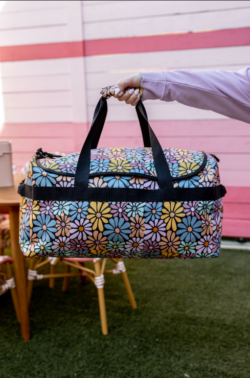 Duffle Bag – Black Daisy