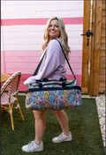 Duffle Bag – Black Daisy