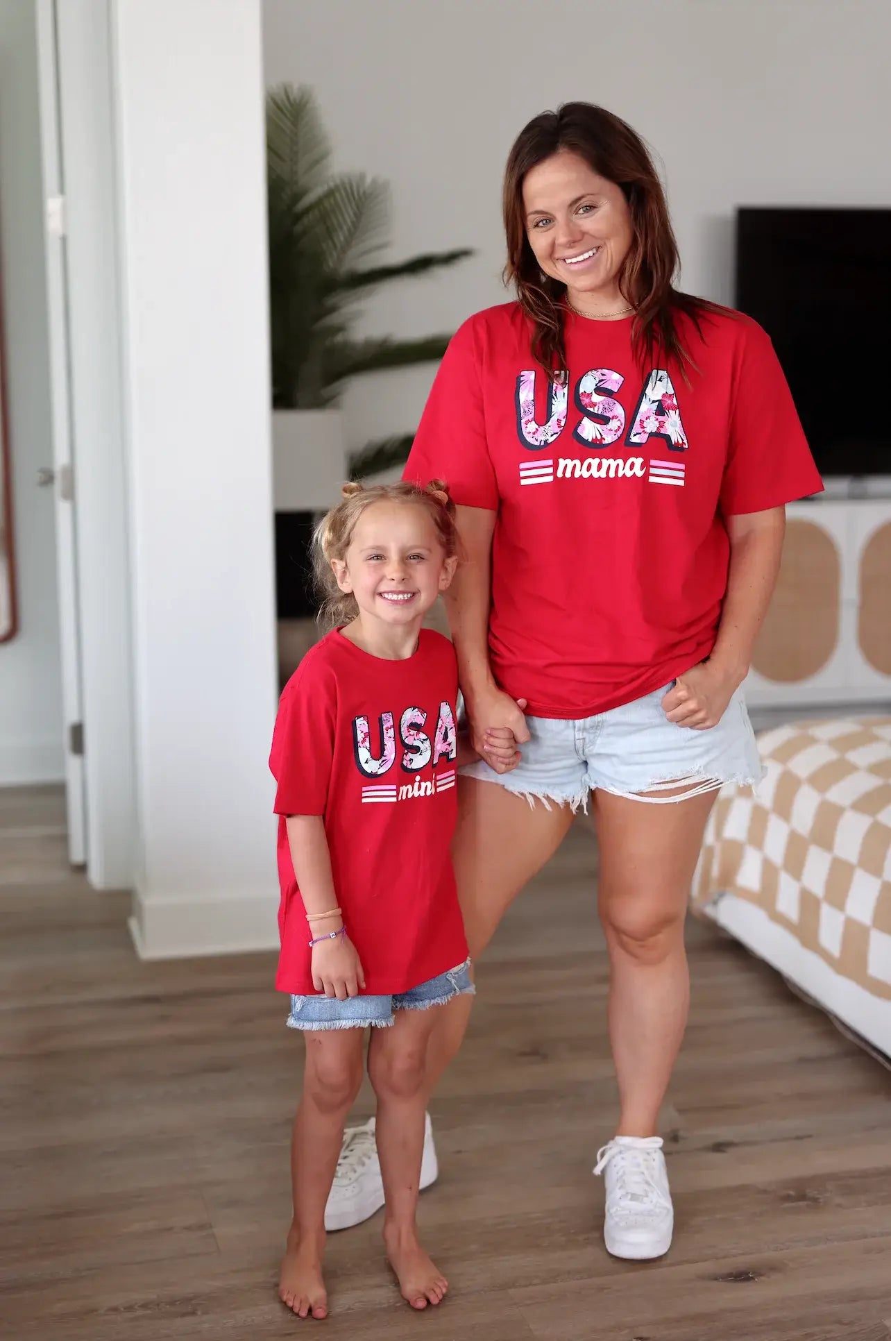 Kids Graphic Tee – USA Mini - Youth – Red