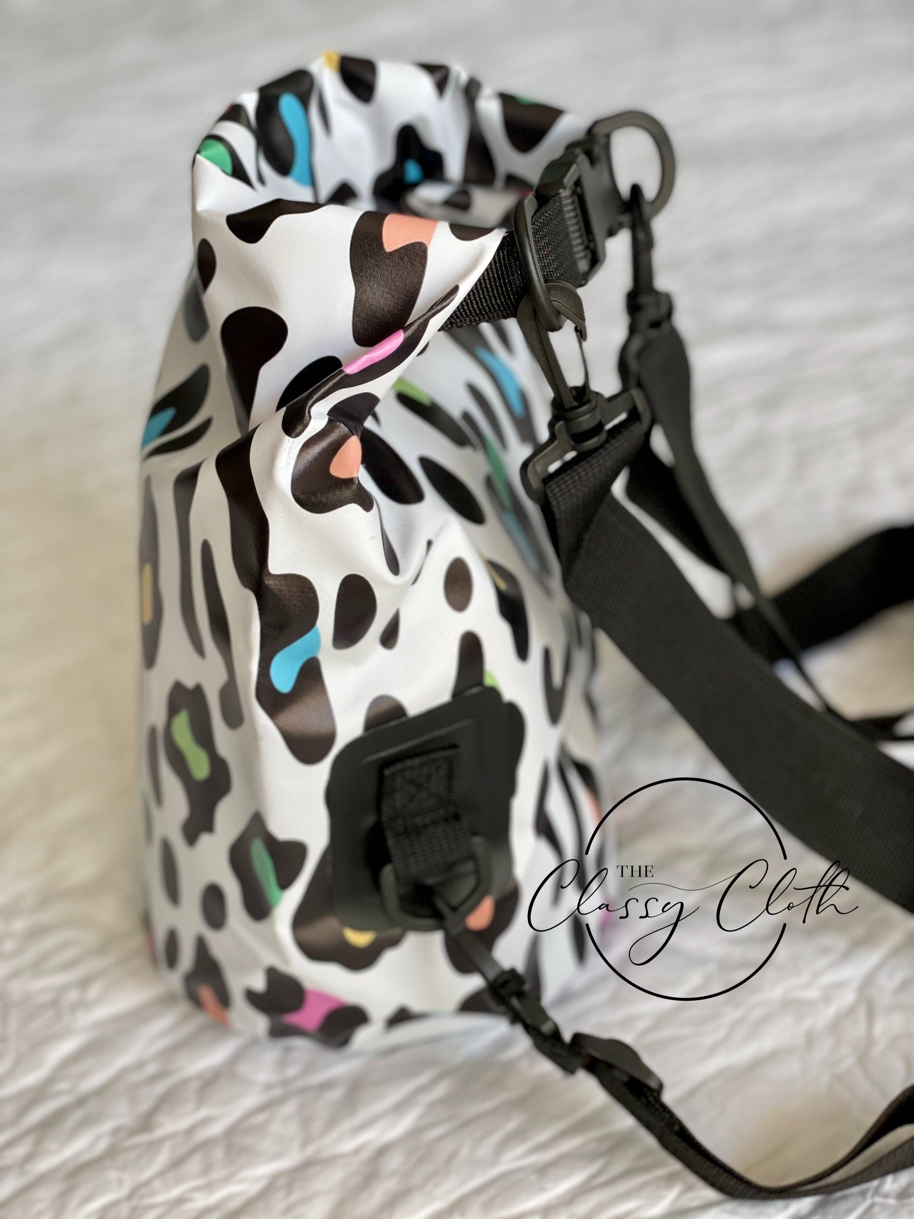 5L Waterproof Dry Bag - Fun Leopard RTS